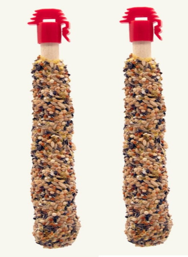 Higgins Sunburst Gourmet Avian Treat Stick for Parakeets. Beets & Dandelions 2pk. 2.1oz - Image 2